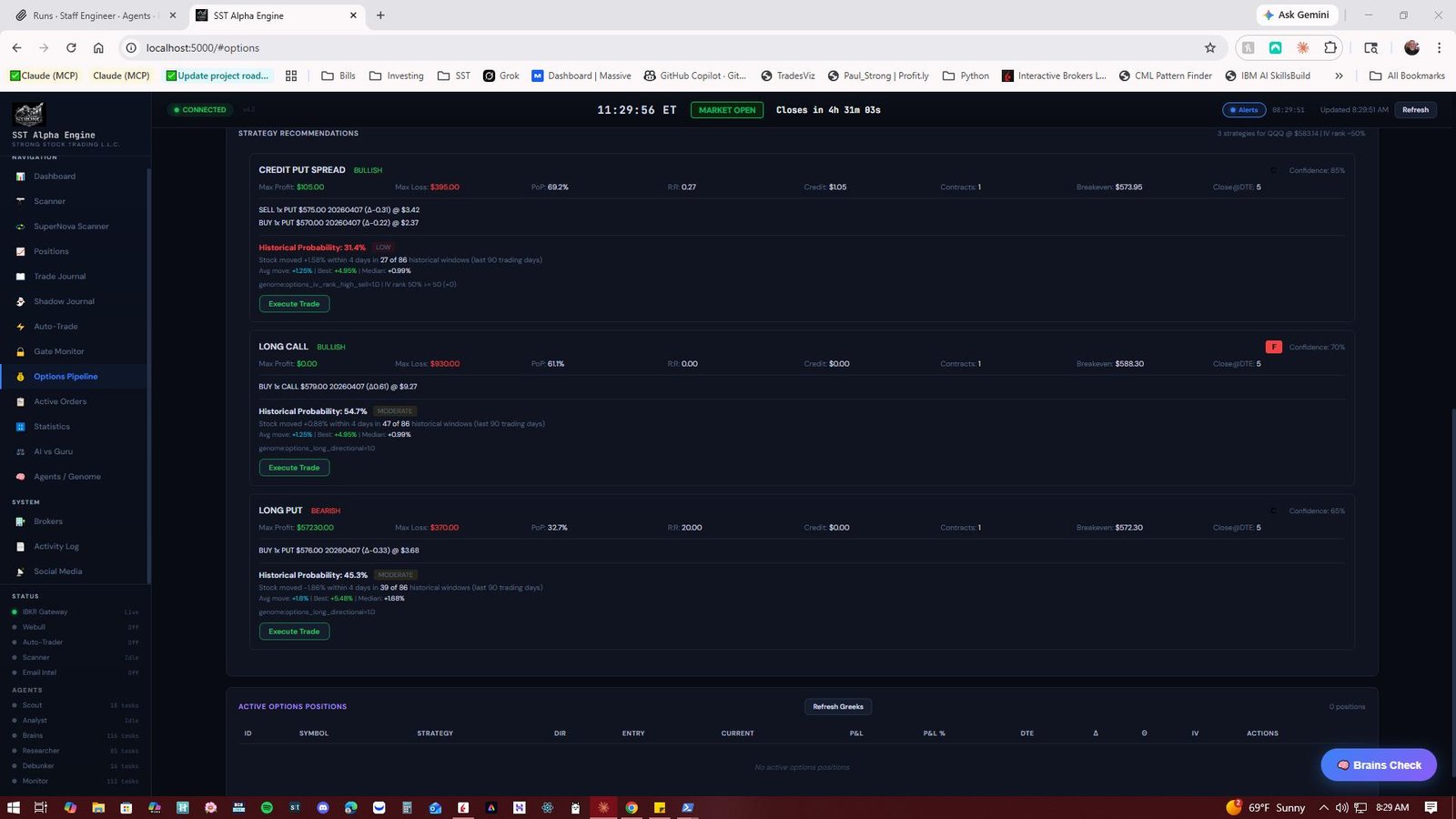 Options Strategy Recommendations